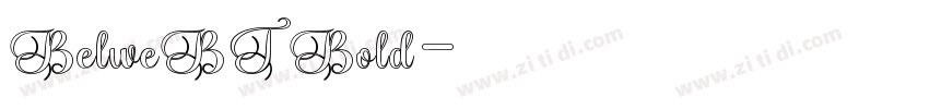 BelweBT Bold字体转换 BelweBT Bold字体转换